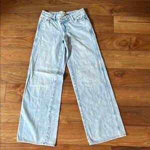 PacSun Sky Blue Low Rise Baggy Jeans